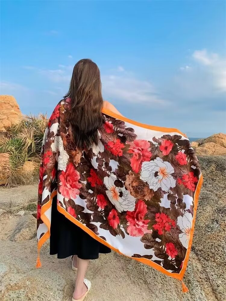 Ethnic-style Dual-use Beach Towel New Arrival