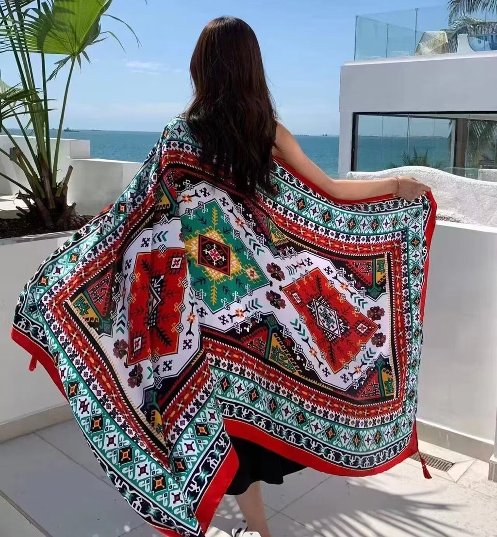 Ethnic-style Dual-use Beach Towel New Arrival
