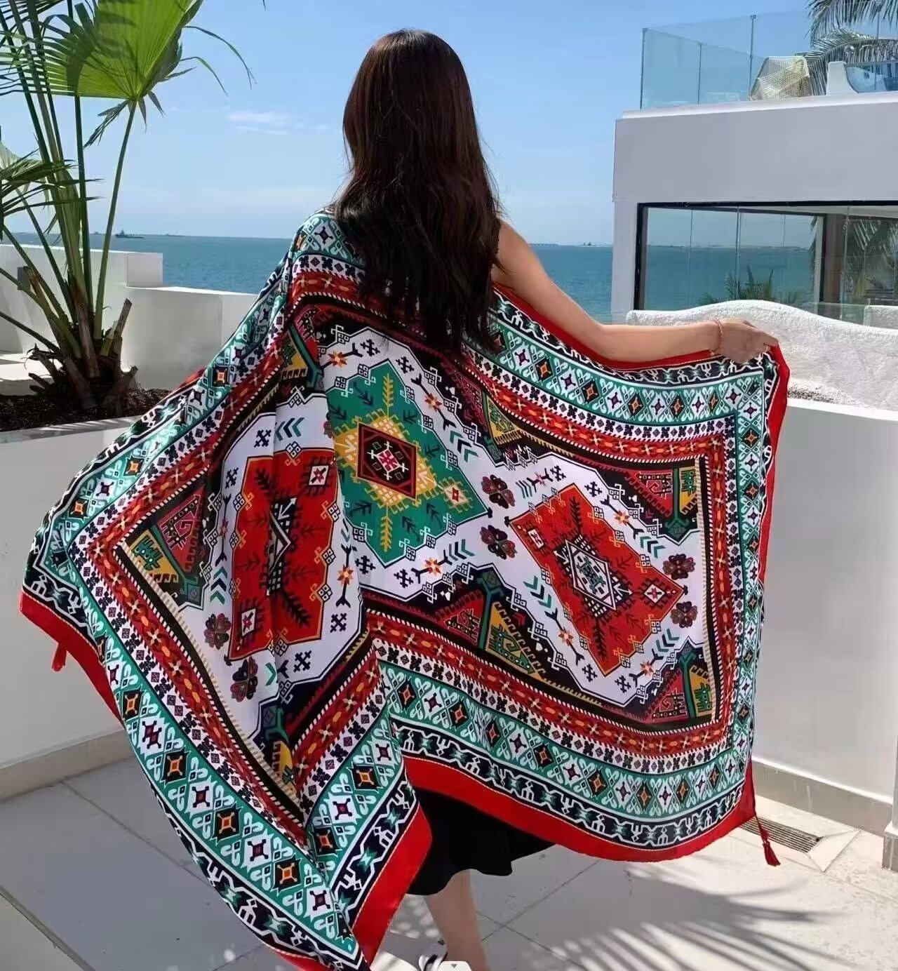 Ethnic-style Dual-use Beach Towel New Arrival