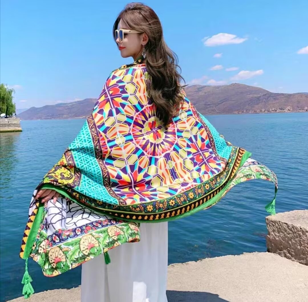 Ethnic-style Dual-use Beach Towel New Arrival