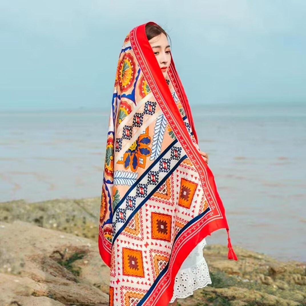 Ethnic-style Dual-use Beach Towel New Arrival