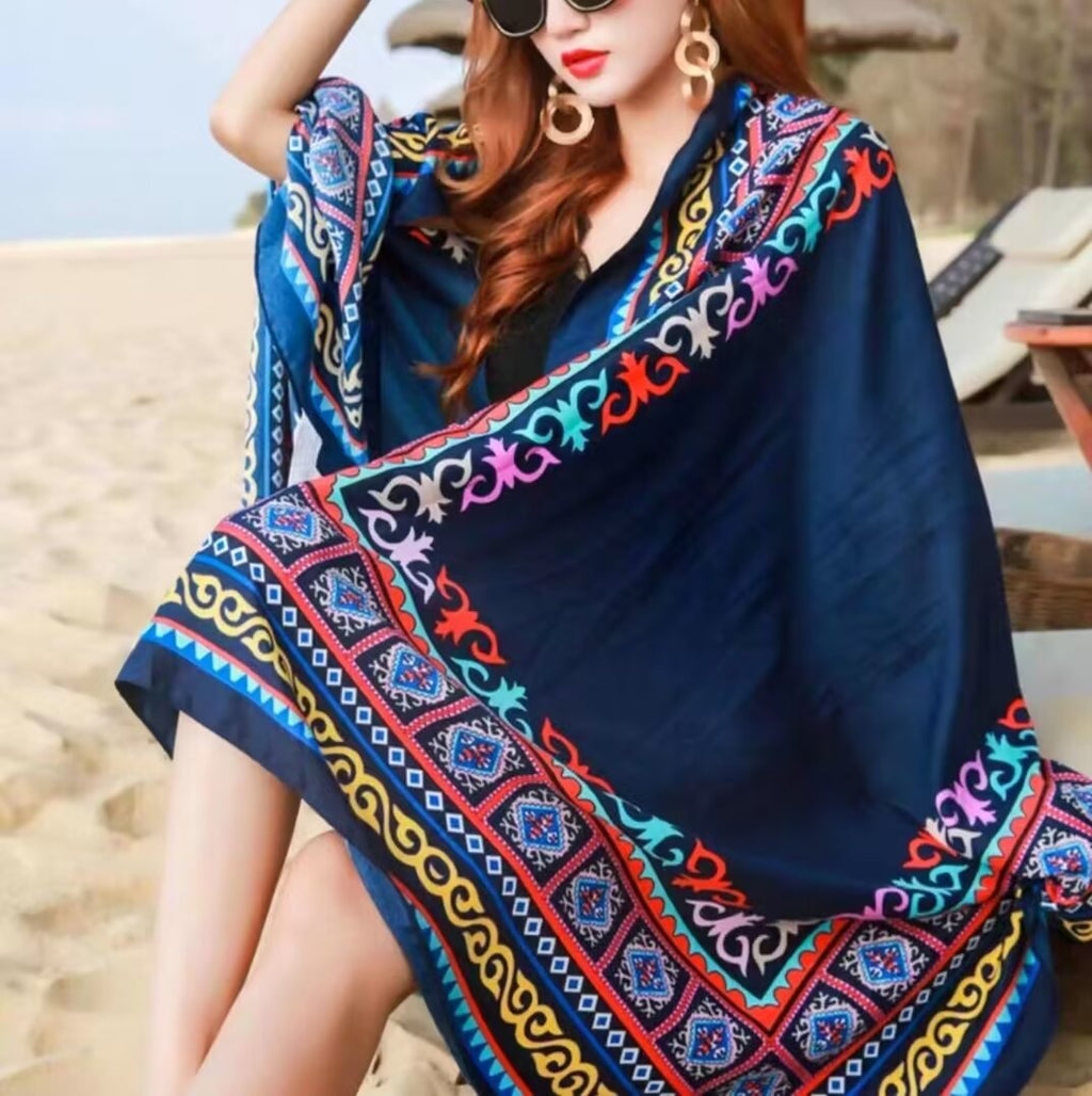 Ethnic-style Dual-use Beach Towel New Arrival