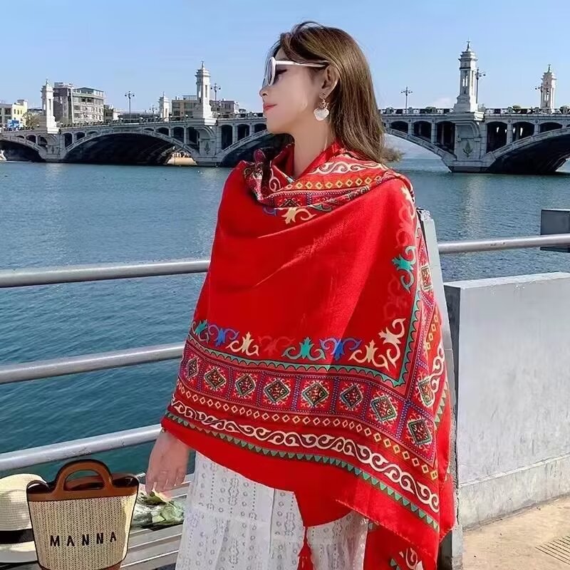 Ethnic-style Dual-use Beach Towel New Arrival