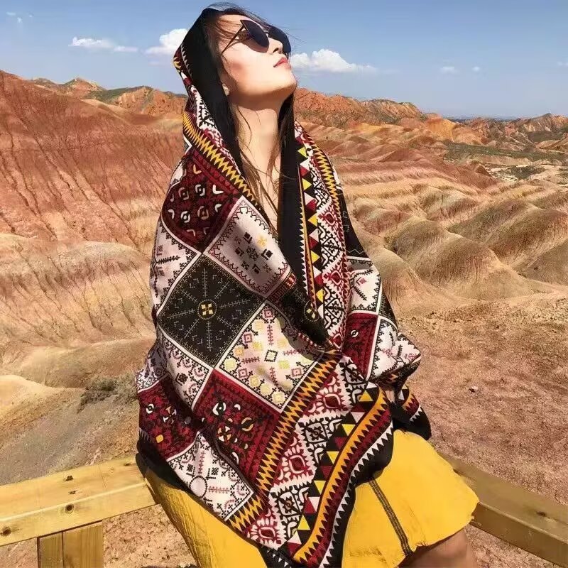 Ethnic-style Dual-use Beach Towel New Arrival