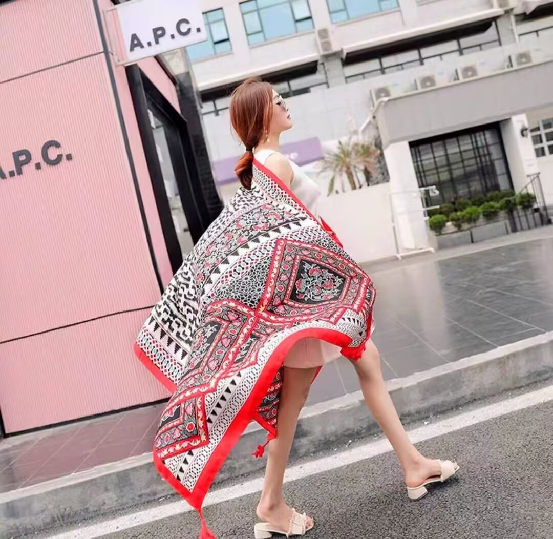 Ethnic-style Dual-use Beach Towel New Arrival