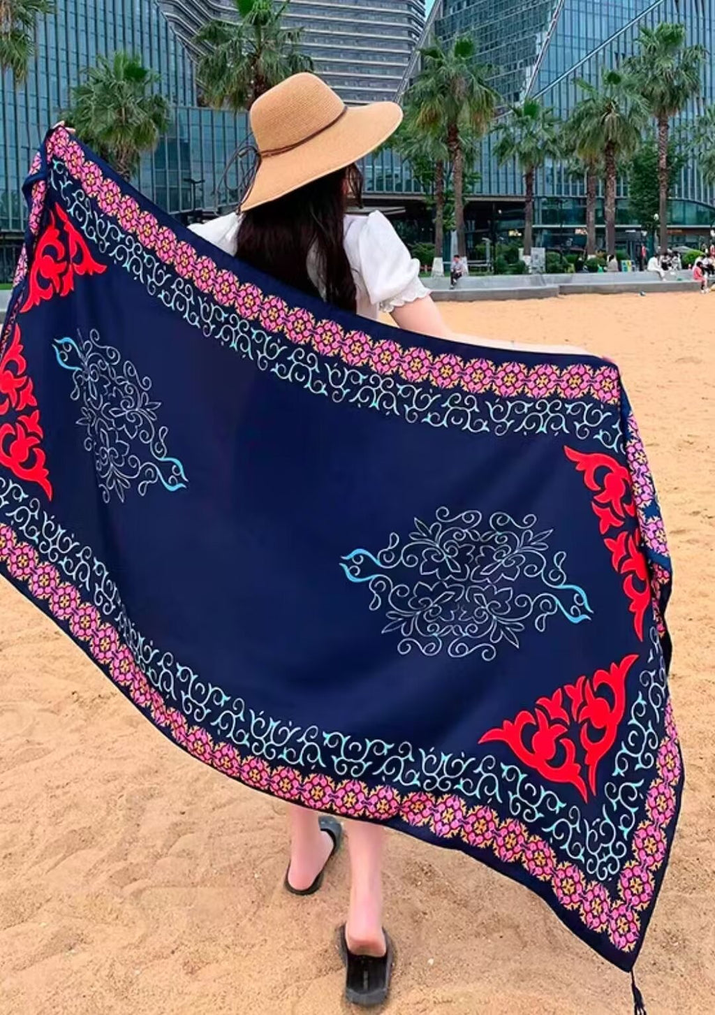 Ethnic-style Dual-use Beach Towel New Arrival