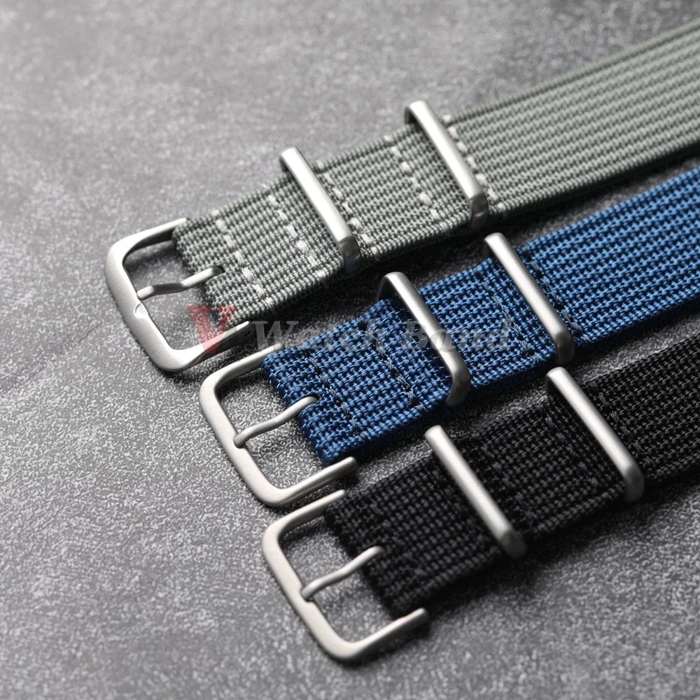 COROS Nylon Ribbed Watch Band for Smartwatch - Unisex Durable Fabric Wristband