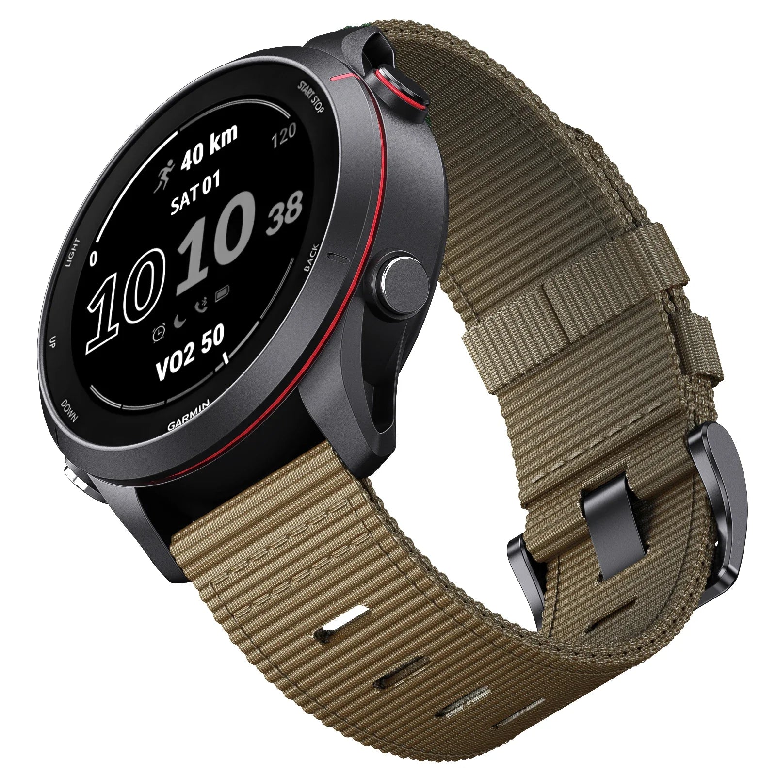 COROS Nylon Braided Watch Band - Unisex Magnetic Strap, Durable