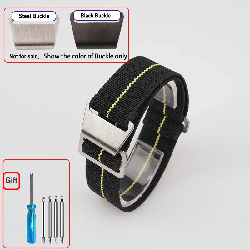 COROS Elastic Nylon Watch Band Universal Fit Parachute Style