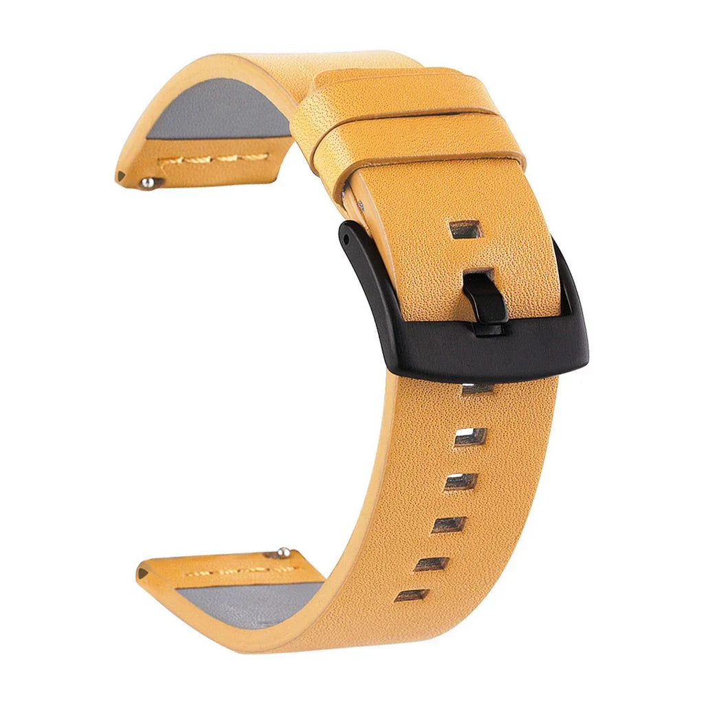 COROS Leather Quick Release Watch Band for Smartwatch Premium Strap