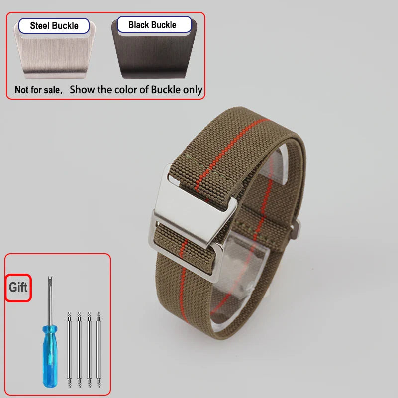 COROS Elastic Nylon Watch Band Universal Fit Parachute Style