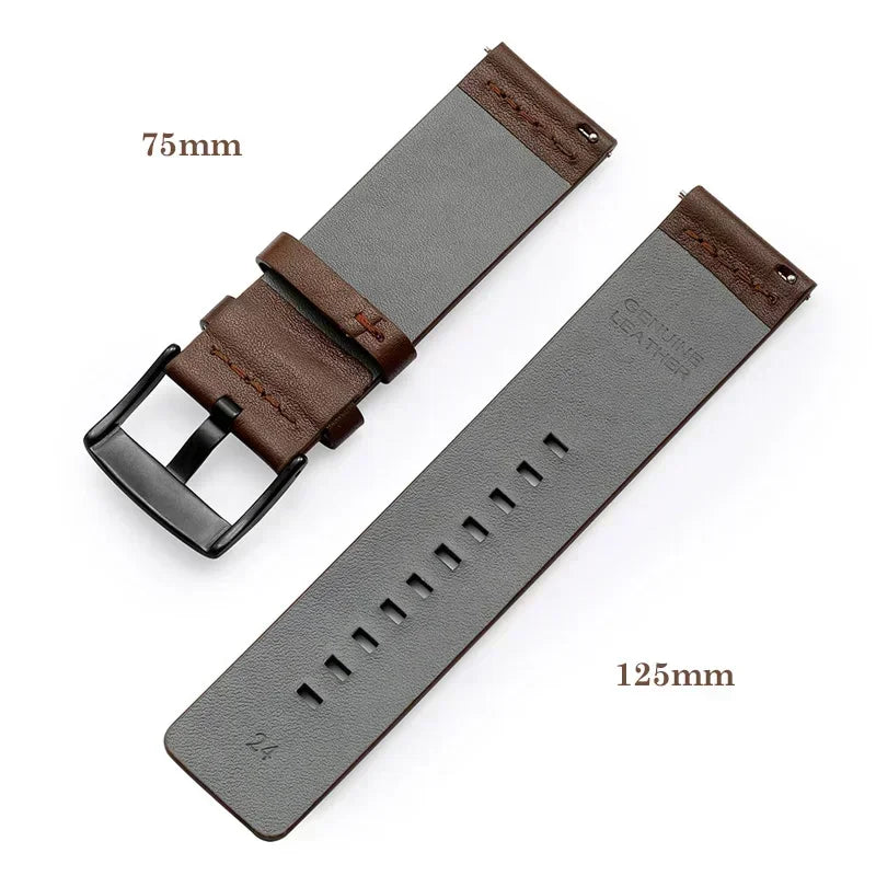 COROS Leather Quick Release Watch Band for Smartwatch Premium Strap