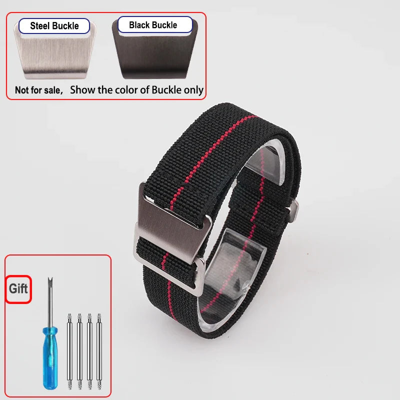 COROS Elastic Nylon Watch Band Universal Fit Parachute Style
