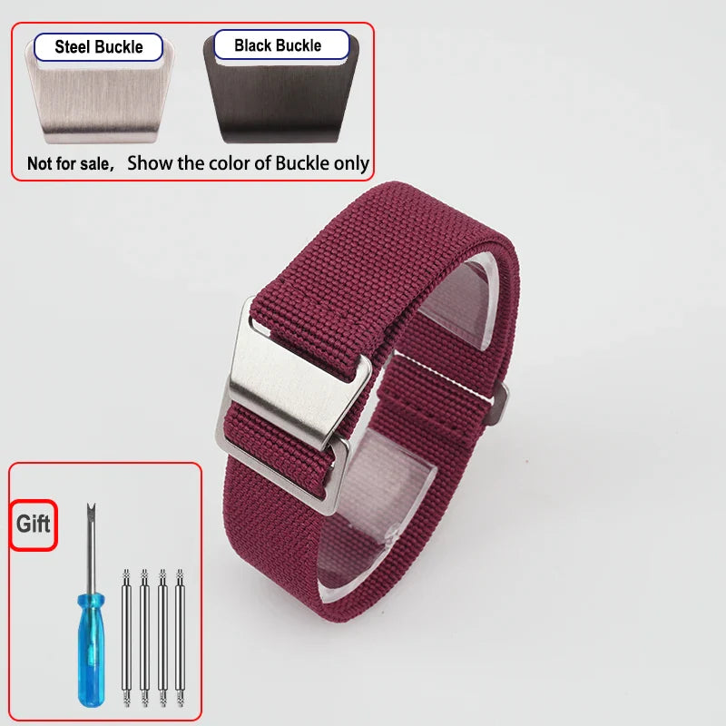 COROS Elastic Nylon Watch Band Universal Fit Parachute Style