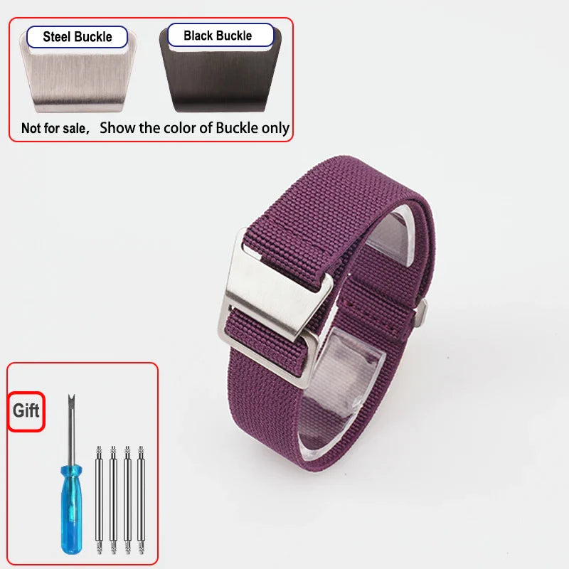 COROS Elastic Nylon Watch Band Universal Fit Parachute Style