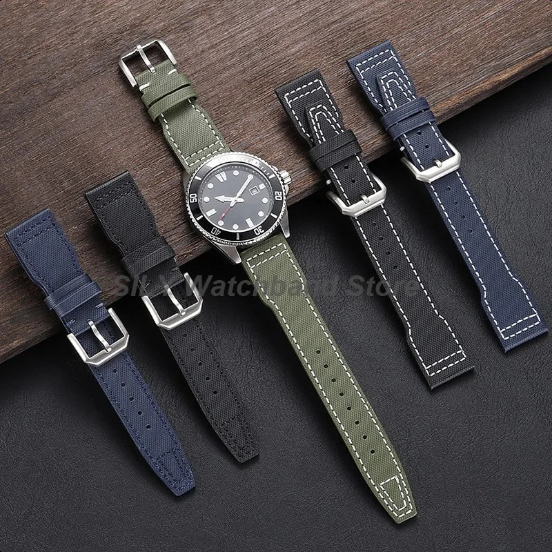 COROS Nylon Canvas Watch Band Replacement Strap for Men Women