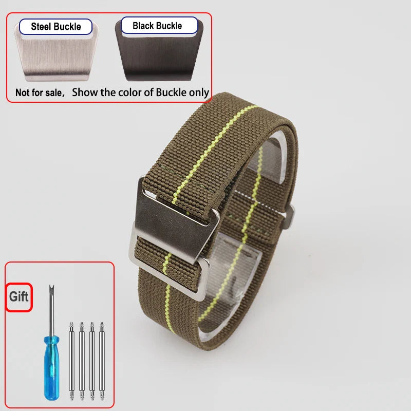 COROS Elastic Nylon Watch Band Universal Fit Parachute Style