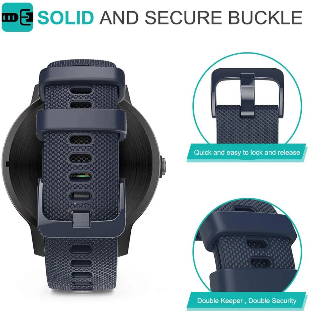 COROS Silicone Watch Band Quick Release Strap for Smartwatch