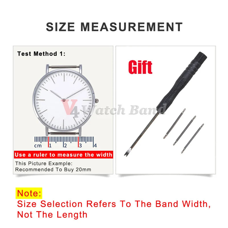 COROS Nylon Ribbed Watch Band for Smartwatch - Unisex Durable Fabric Wristband