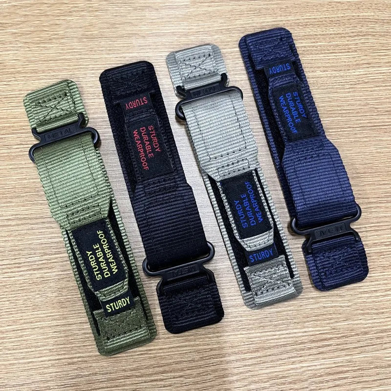 COROS Nylon Velcro Watch Band for Smartwatch Unisex Adjustable Strap