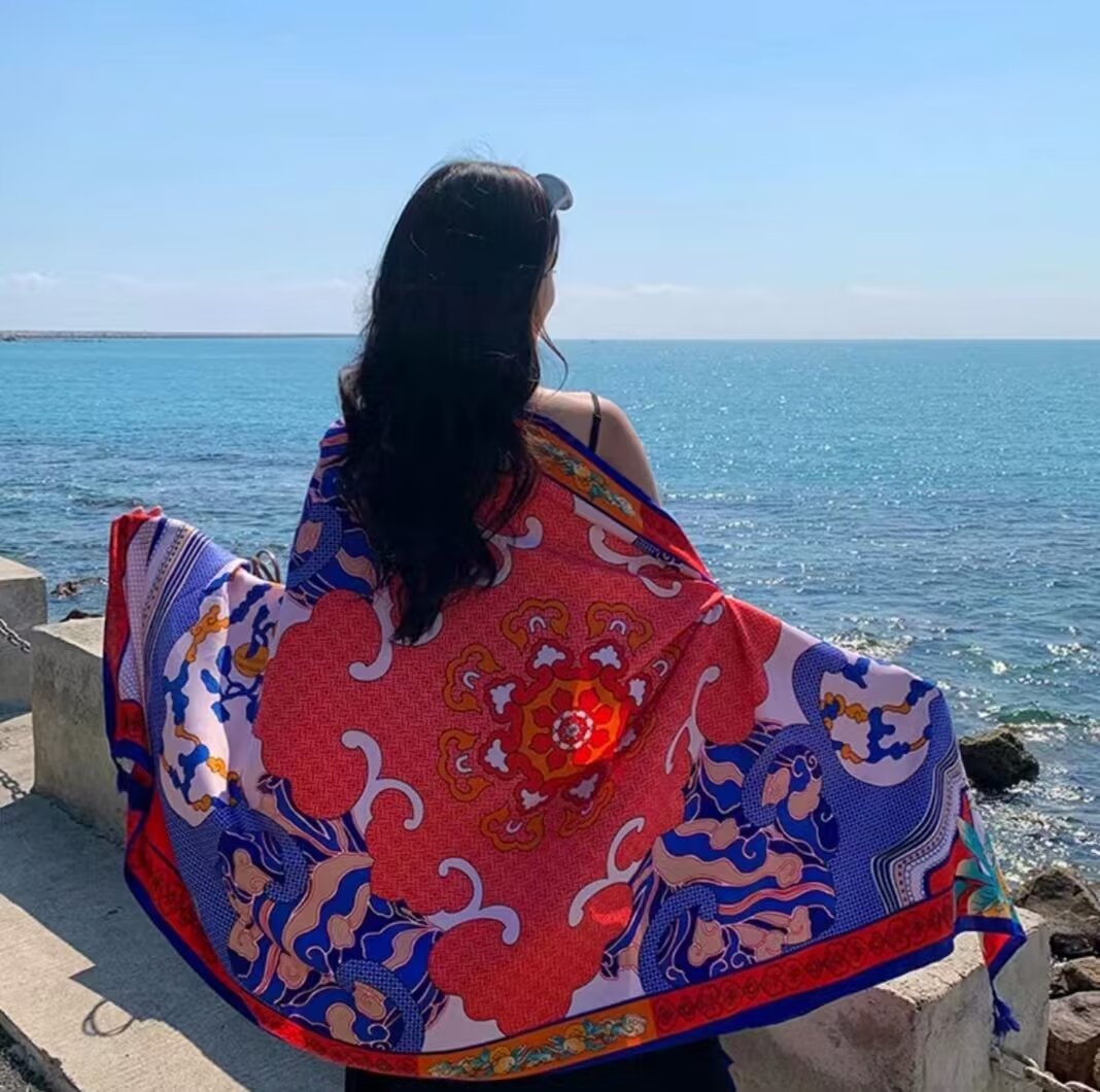 Ethnic-style Dual-use Beach Towel New Arrival