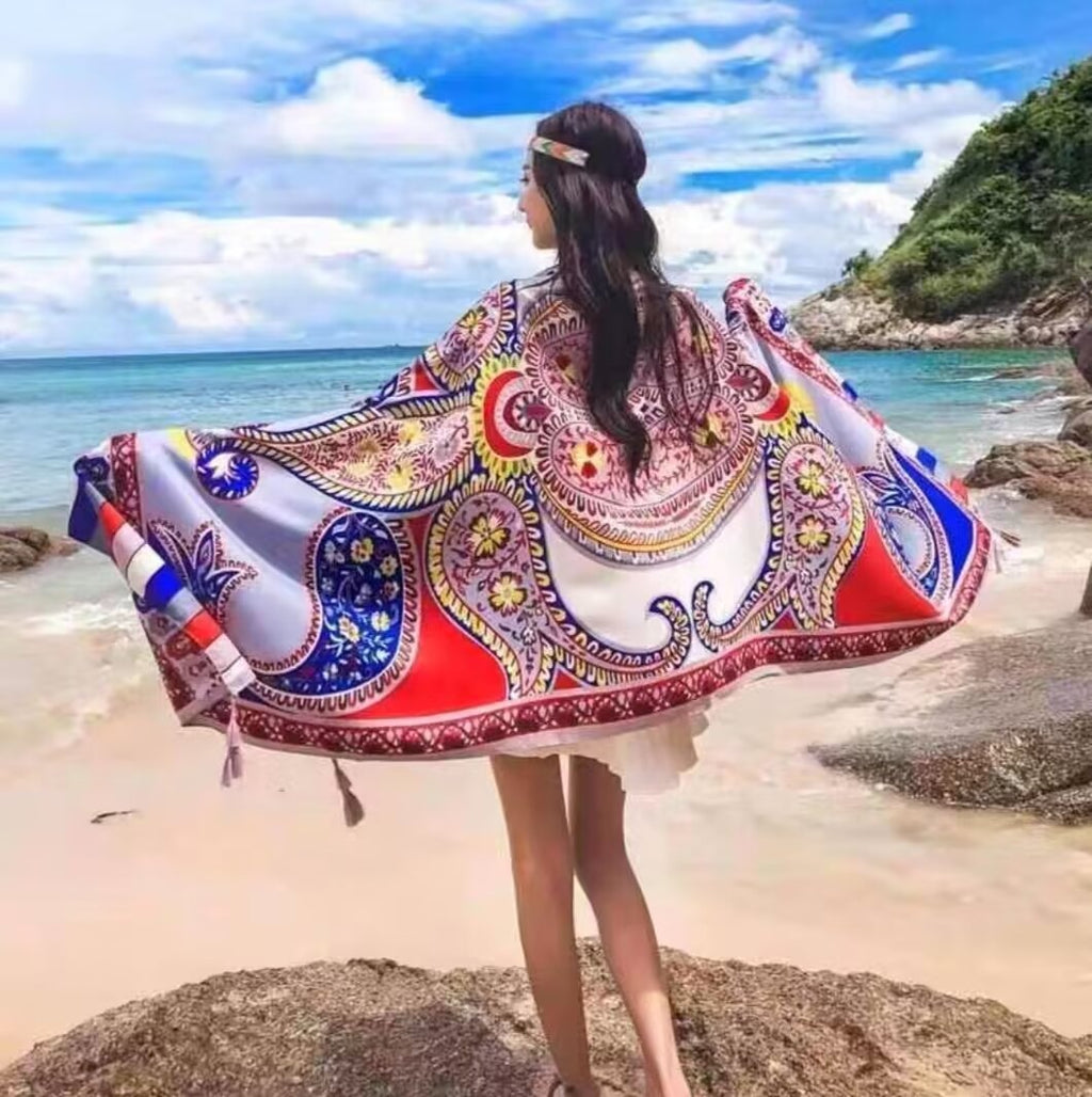 Ethnic-style Dual-use Beach Towel New Arrival
