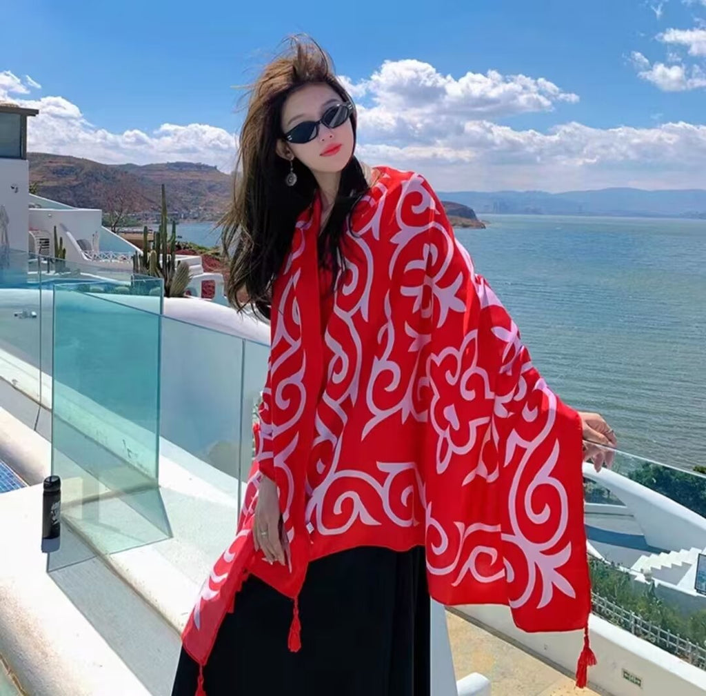 Ethnic-style Dual-use Beach Towel New Arrival