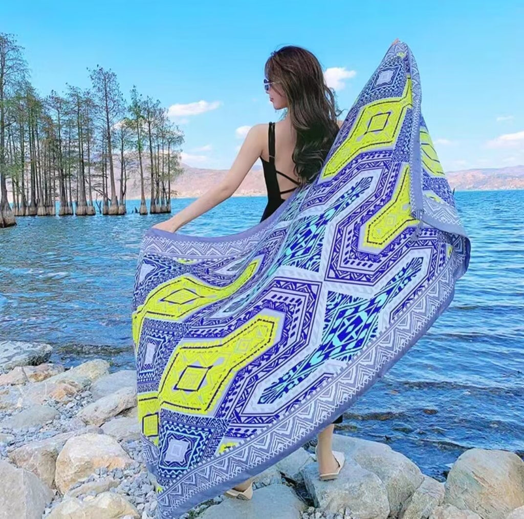 Ethnic-style Dual-use Beach Towel New Arrival