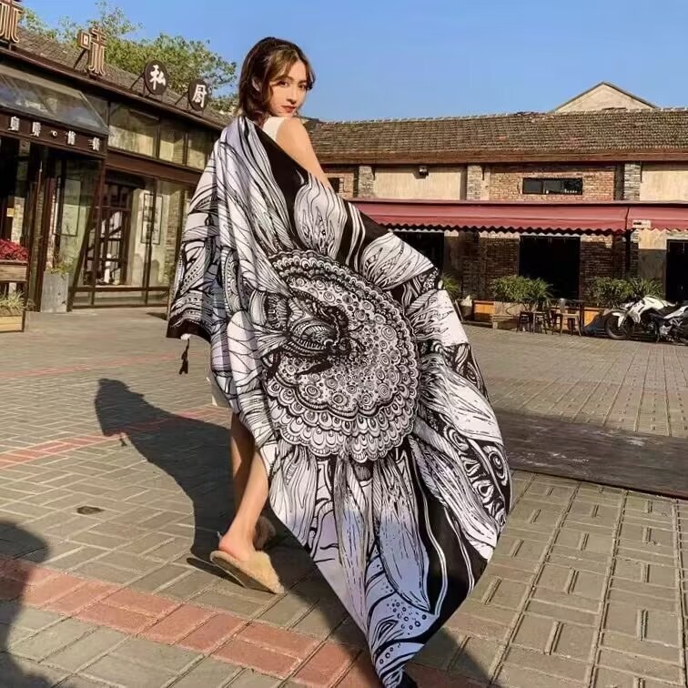 Ethnic-style Dual-use Beach Towel New Arrival