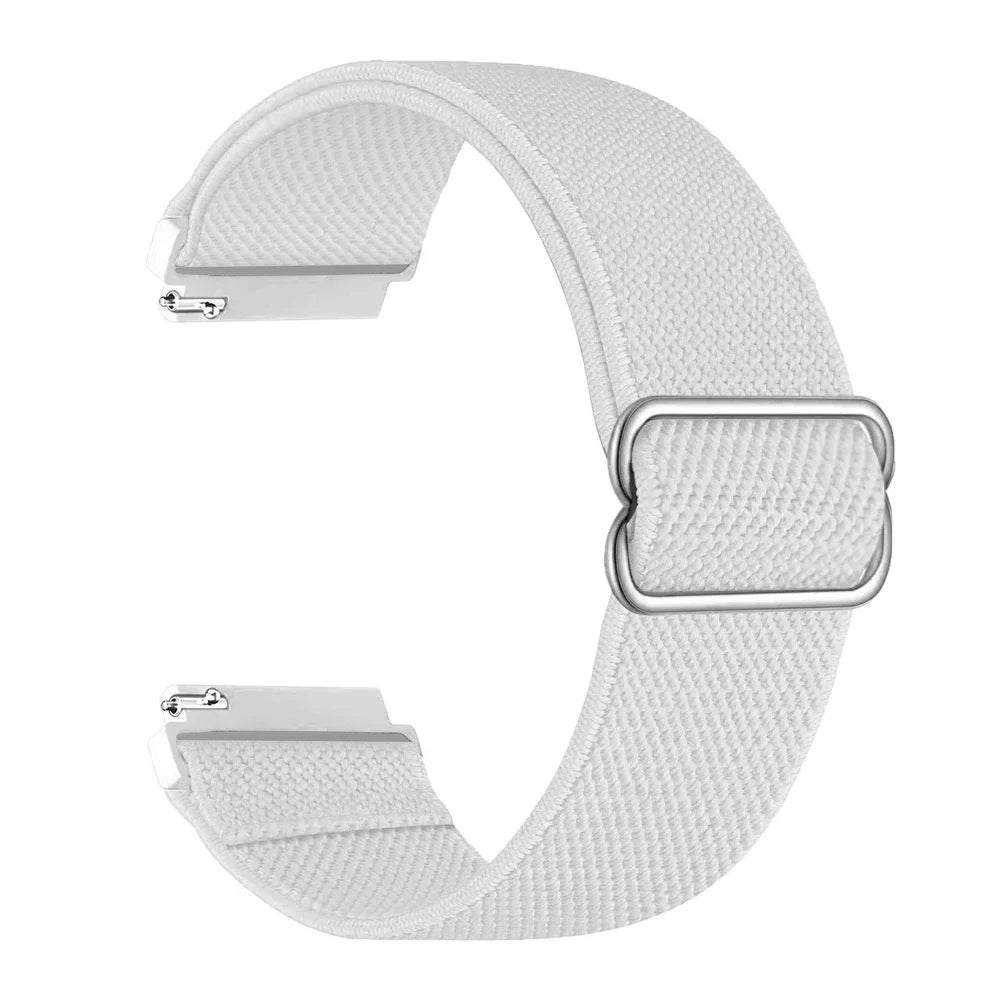 COROS Nylon Loop Watch Band - Elastic Strap Unisex with Metal Button Clasp