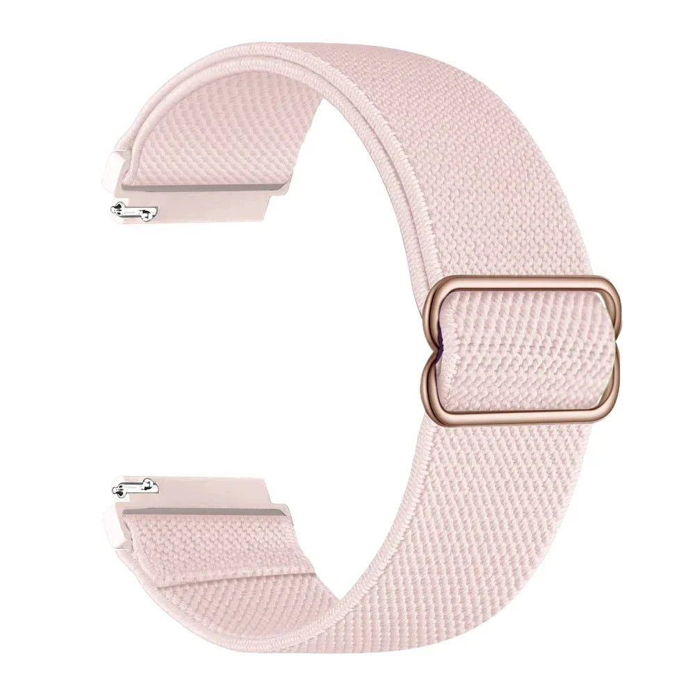 COROS Nylon Loop Watch Band - Elastic Strap Unisex with Metal Button Clasp