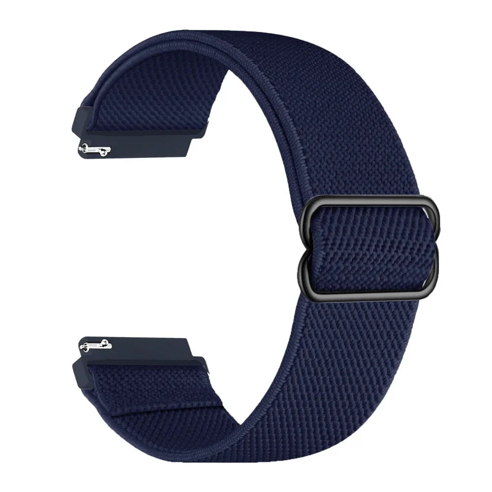 COROS Nylon Loop Watch Band - Elastic Strap Unisex with Metal Button Clasp