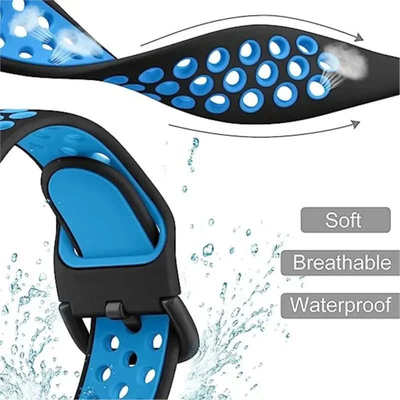 COROS Silicone Watch Band for Sports Smartwatch Breathable Strap