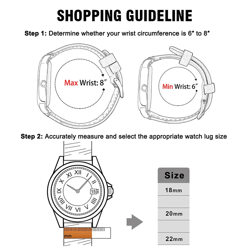 COROS Leather Smartwatch Band Quick Release Unisex Strap