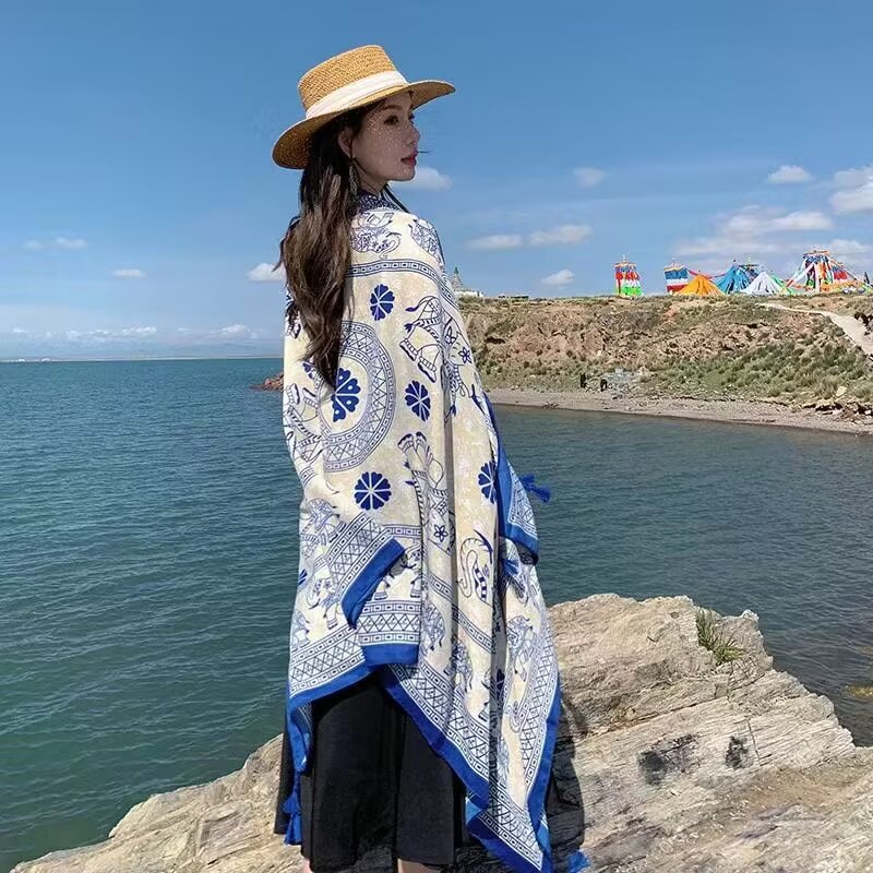 Ethnic-style Dual-use Beach Towel New Arrival