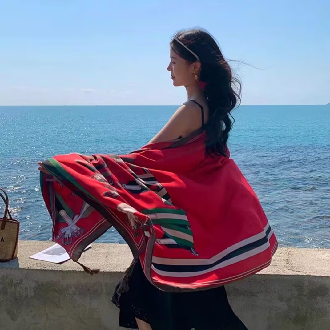 Ethnic-style Dual-use Beach Towel New Arrival