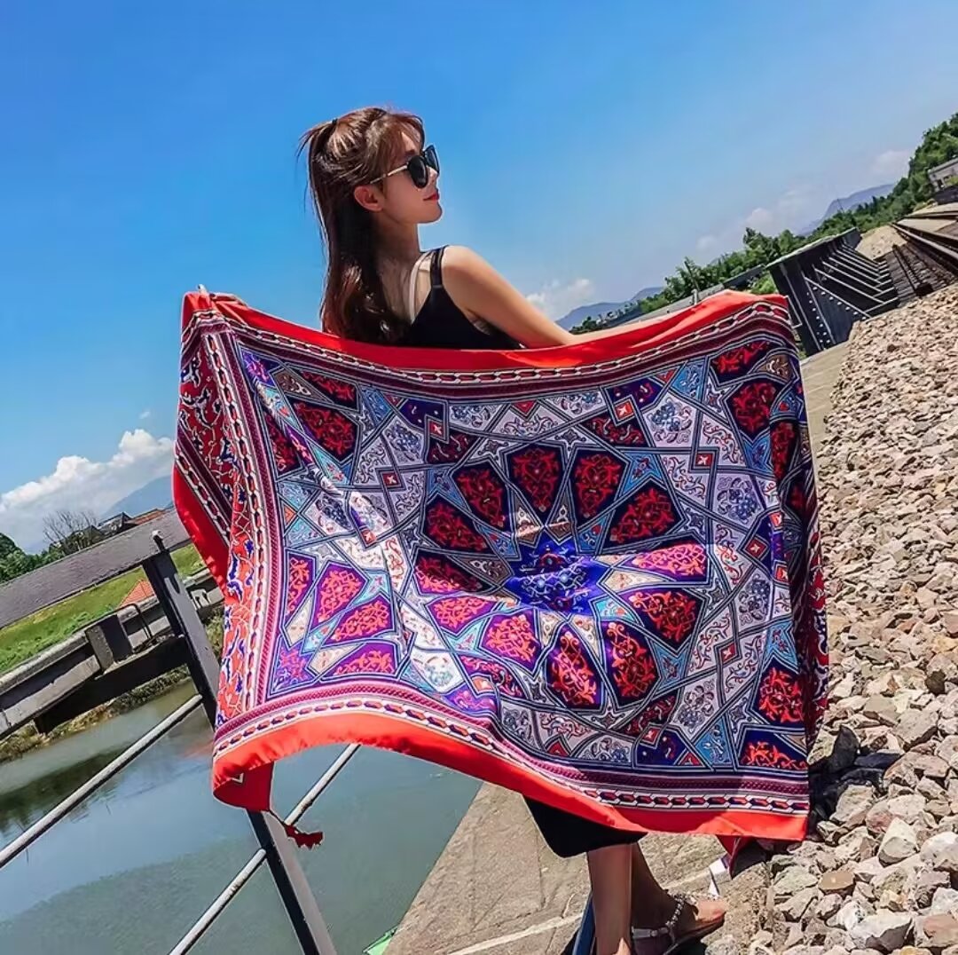 Ethnic-style Dual-use Beach Towel New Arrival