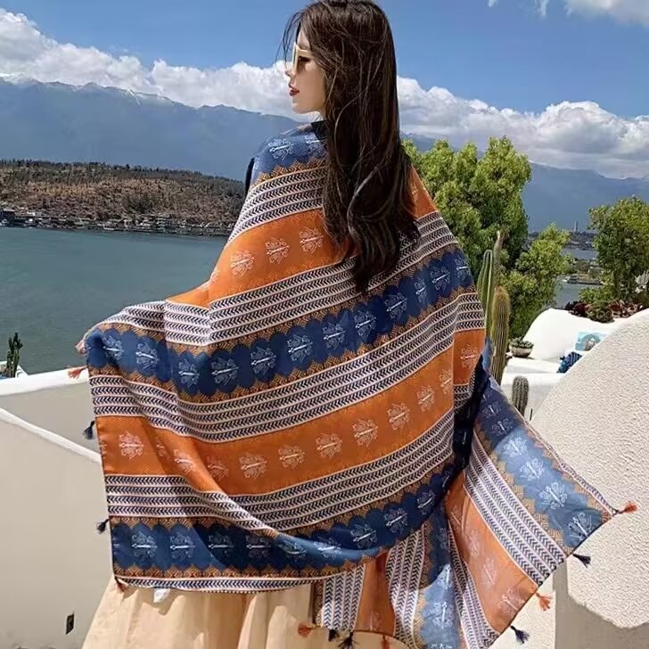 Ethnic-style Dual-use Beach Towel New Arrival