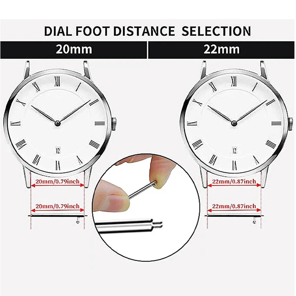 COROS Nylon Loop Watch Band - Elastic Strap Unisex with Metal Button Clasp